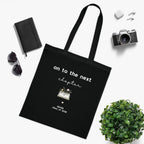 On to the Next Chapter Cotton Tote — Personalized Graduation Book Tote (Class of 2026)