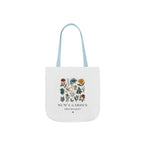 Personalised Floral Canvas Tote Bag — Mum's Garden Gift for Mum