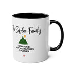 Personalised Family Mug | 'The [Name] Family' New Home & Adventures Two-Tone 11oz