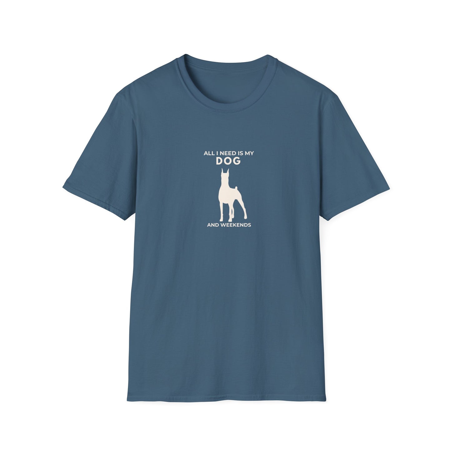Personalised Dog Lover T-Shirt — "All I Need Is My Dog and..." Custom Gift