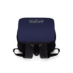 Personalised 'Good Days Only' Backpack — Navy Canvas Shoulder Bag
