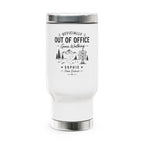 Personalised Travel Mug — 'Officially Out of Office Gone Walking' | 14oz Stainless Steel