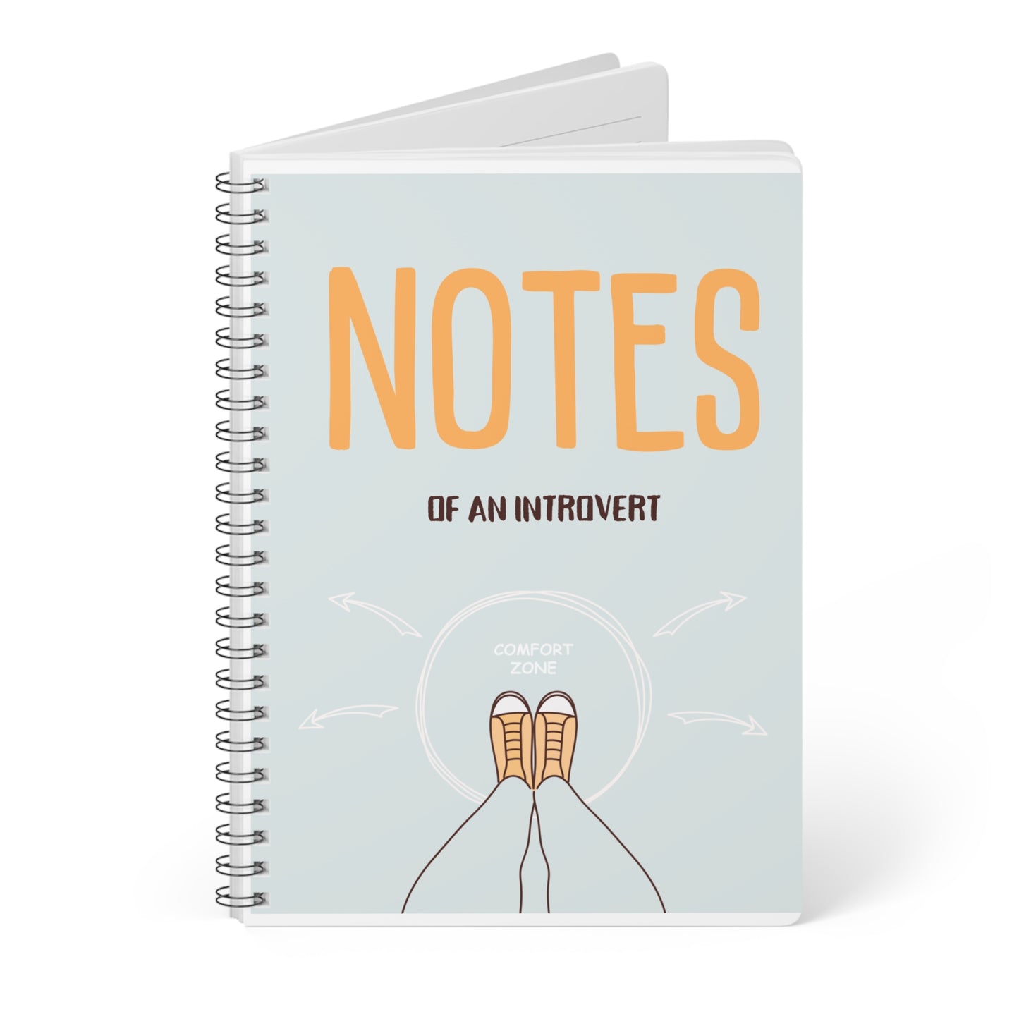 Introvert A5 Spiral Notebook — Choose Your Style | Lined Journal