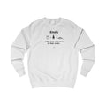 Personalised 'Coffee, Trees, Mountains' Sweatshirt | Custom Name Outdoor Crewneck