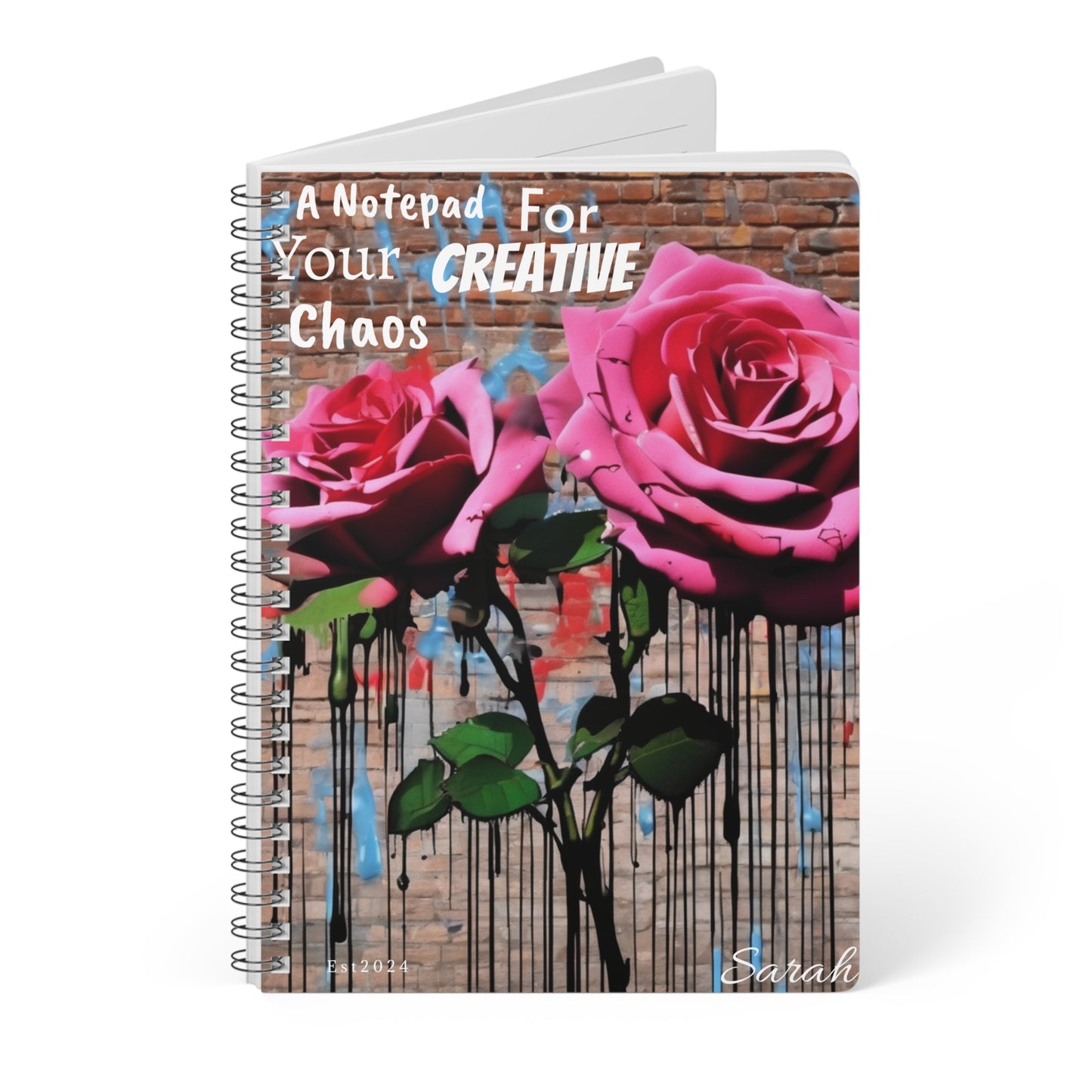 Personalised Name, 'A Notepad For Your Creative Chaos.'