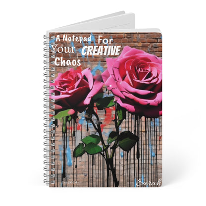 Personalised Name, 'A Notepad For Your Creative Chaos.'