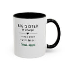 Personalised Sister Mug | Big Sister, Middle Sister or Little Sister | Custom Name Gift