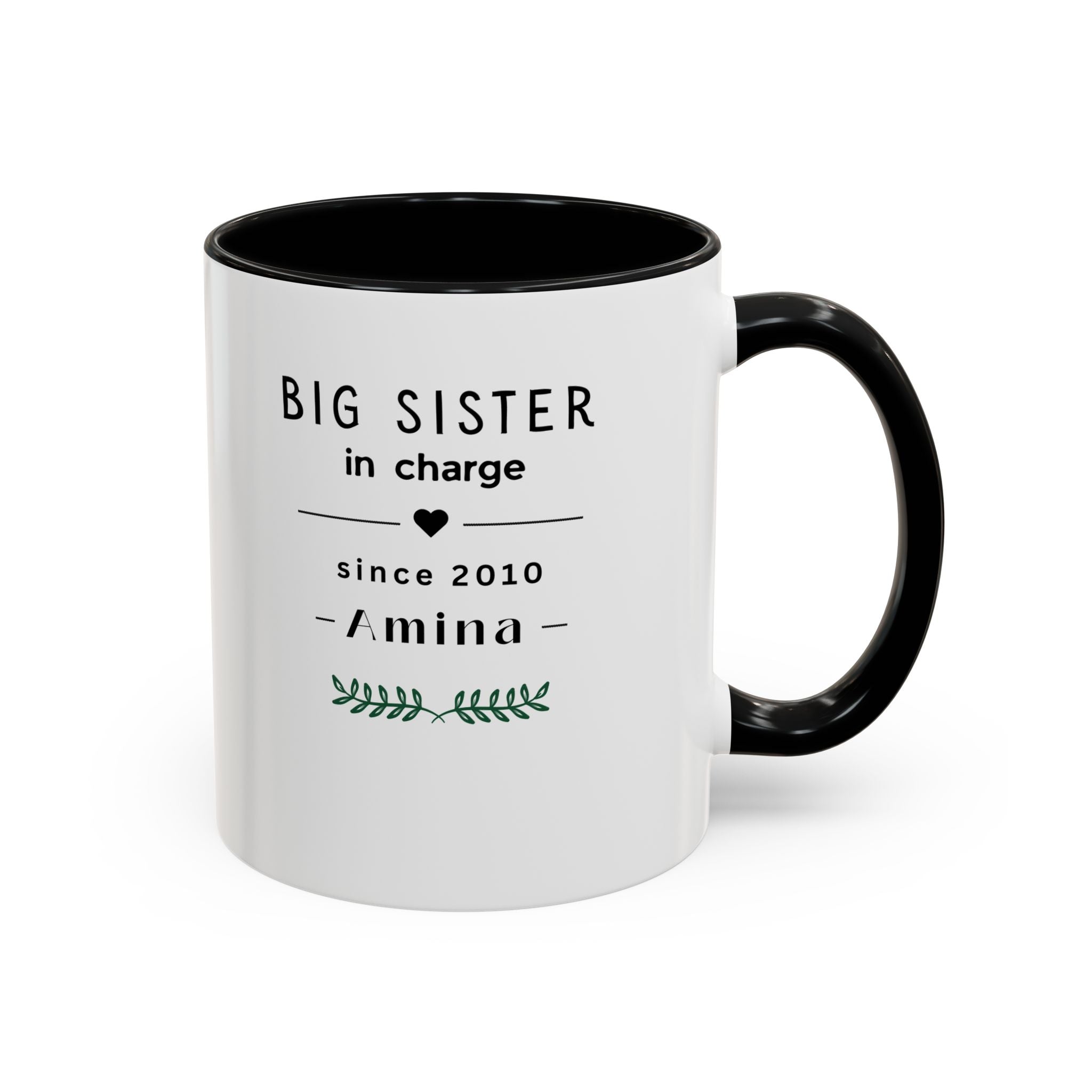 Personalised Sister Mug | Big Sister, Middle Sister or Little Sister | Custom Name Gift