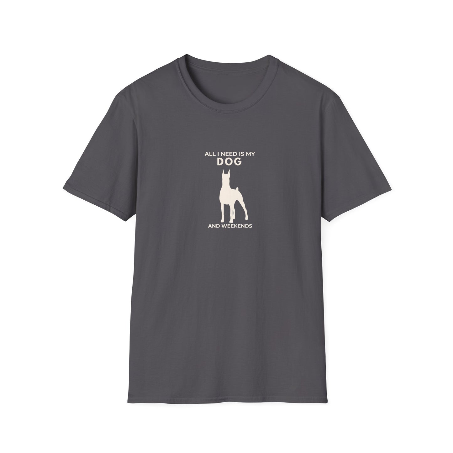 Personalised Dog Lover T-Shirt — "All I Need Is My Dog and..." Custom Gift