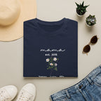 Mama Est. 2015 Floral T-Shirt | Personalised Mother's Day Gift