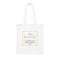 Wanderlust Definition Tote Bag | Funny Quote Cotton Tote | Gift for Her UK