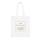 Wanderlust Definition Tote Bag | Funny Quote Cotton Tote | Gift for Her UK