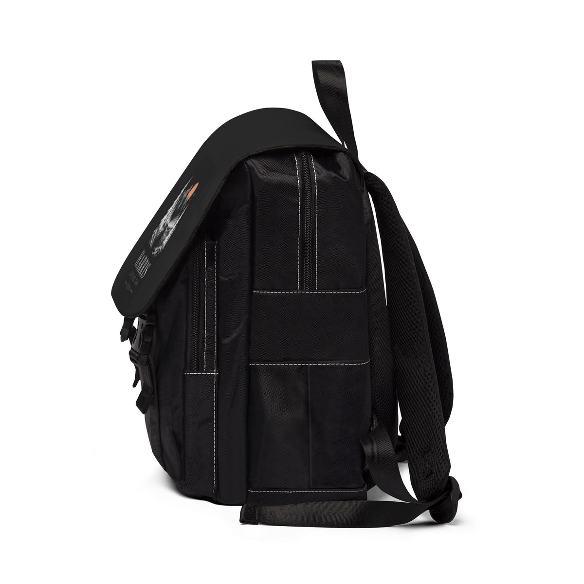 Adventure Mountain Canvas Backpack — Outdoor Hiking & Travel Shoulder Bag