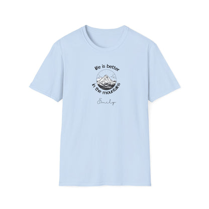 Mountain Adventure T‑Shirt — "Life Is Better in the Mountains" Scenic Tee