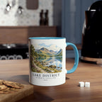 Personalised Lake District Mug – Two-Tone Ceramic, 11oz