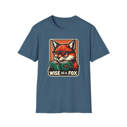 Fox Graphic Tee - Wise as a Fox Unisex Softstyle T-Shirt