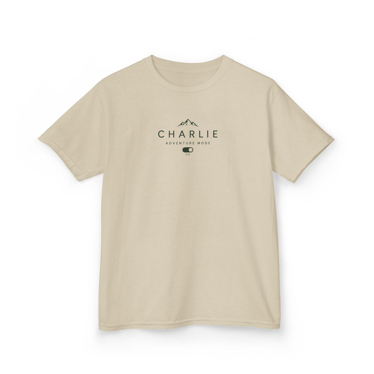 Personalised Adventure Kids Tee — Mountain Logo Children's Shirt