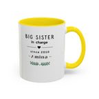Personalised Sister Mug | Big Sister, Middle Sister or Little Sister | Custom Name Gift