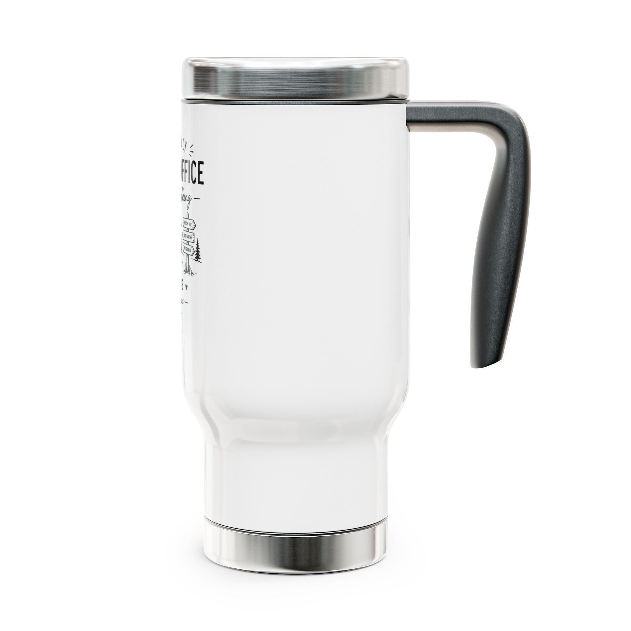 Personalised Travel Mug — 'Officially Out of Office Gone Walking' | 14oz Stainless Steel