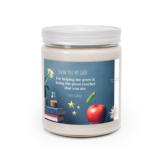 Thank you teacher candle 9oz