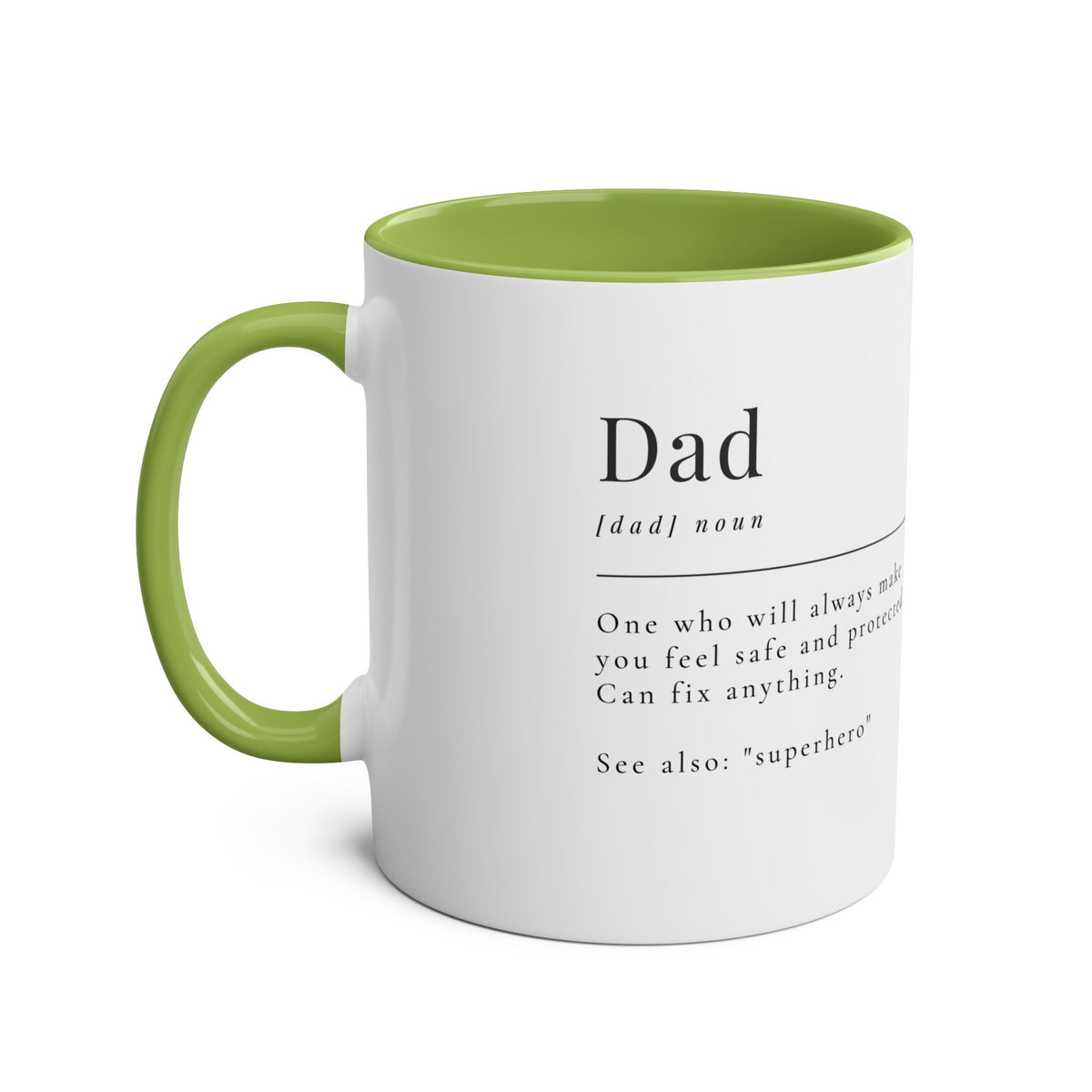 Personalised Dad Photo Mug – Dad Definition Gift - #AlleyCrafters