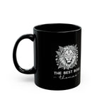 Black Best Boss mug with lion graphic and 'THE BEST BOSS' Thomas