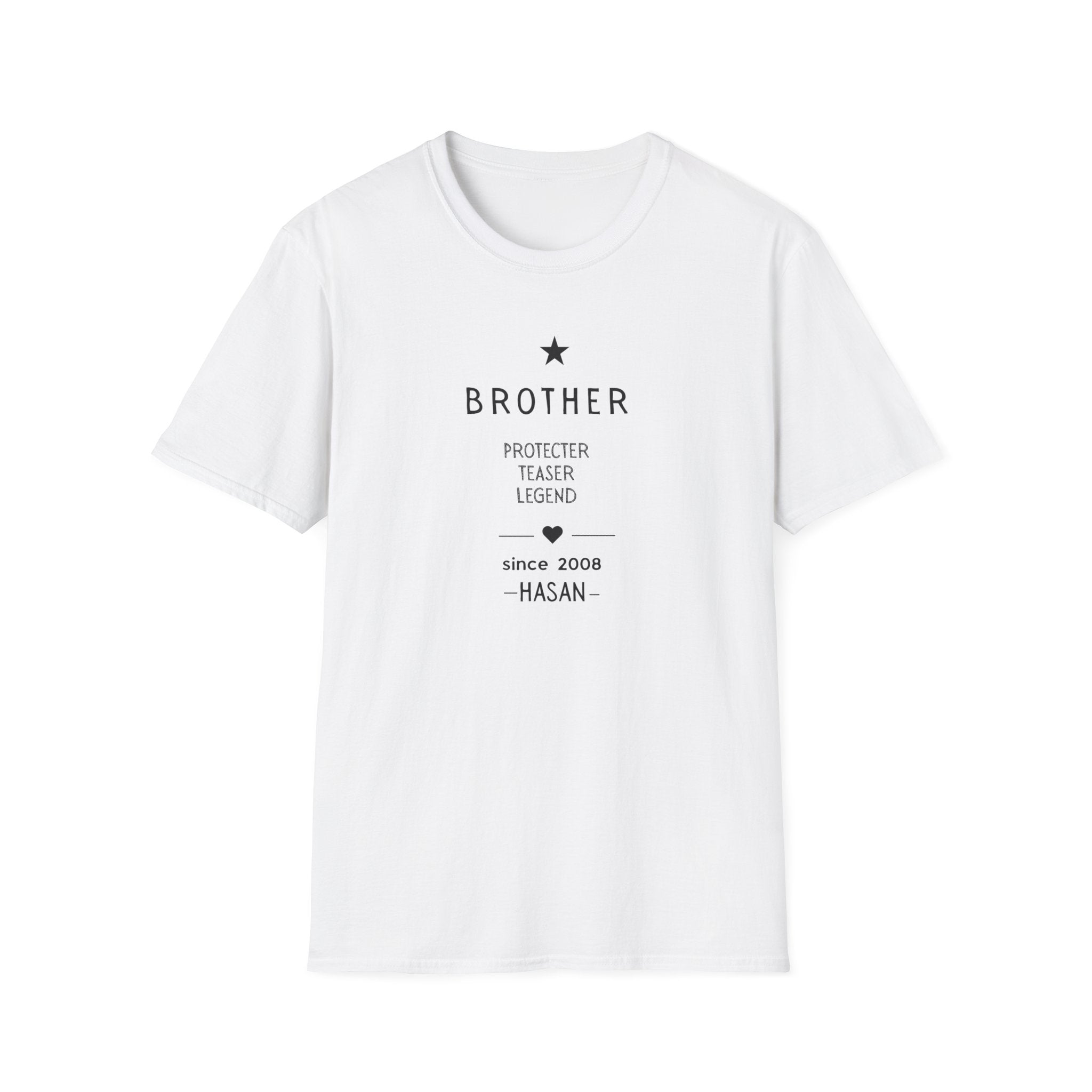 Personalised Brother T-Shirt | Protector Teaser Legend | Custom Name Gift