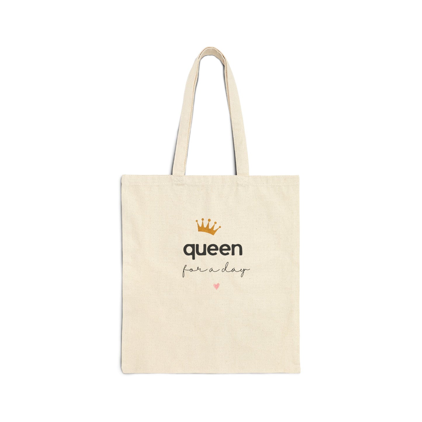 Queen Everyday Canvas Tote Bag — Crown Design | Gift for Her UK