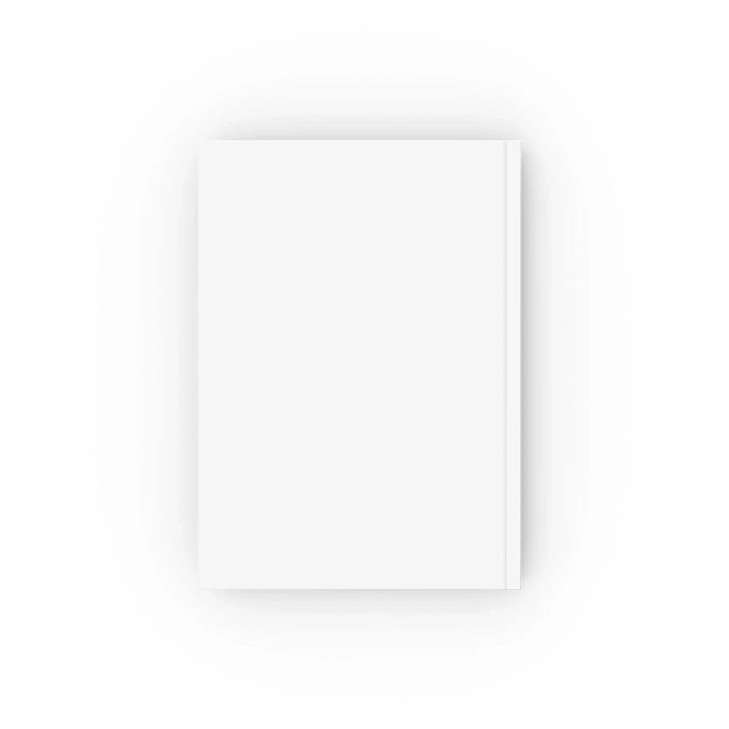 Blank journal with a white cover and plain pages