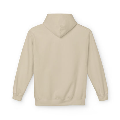 Alley. Minimalist Chest Logo Hoodie — Lightweight White Pullover