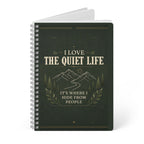 Funny Notebook for Introverts – I Love the Quiet Life, A5