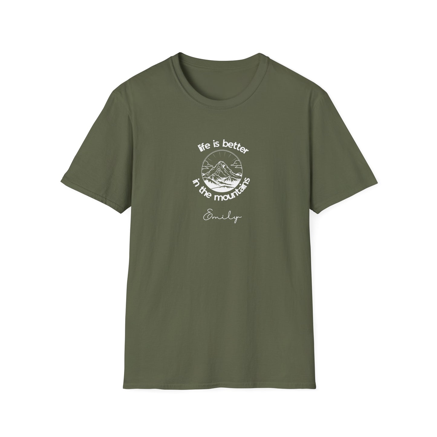 Mountain Adventure T‑Shirt — "Life Is Better in the Mountains" Scenic Tee