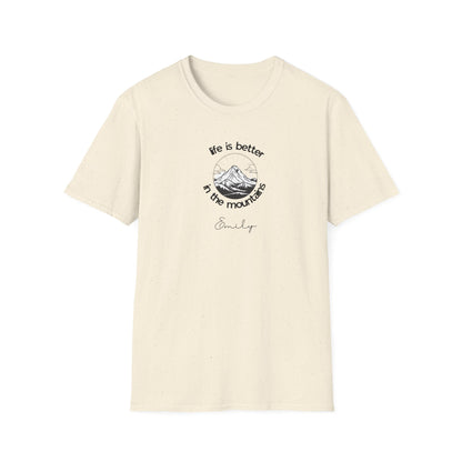 Mountain Adventure T‑Shirt — "Life Is Better in the Mountains" Scenic Tee
