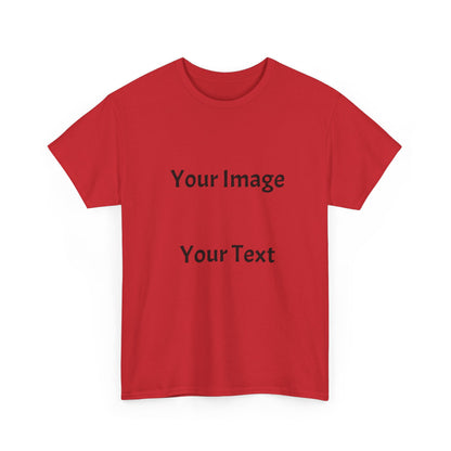 Custom Image and Text Unisex T-Shirt