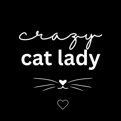 Crazy Cat Lady Tote Bag — Funny Cat Mum Gift | Canvas Shopper UK