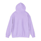 Lavender unisex yoga hoodie with hood and long sleeves