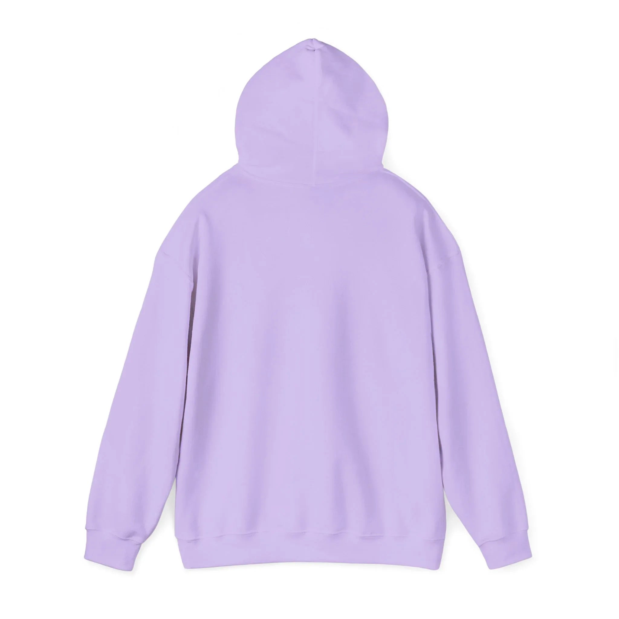 Lavender unisex yoga hoodie with hood and long sleeves