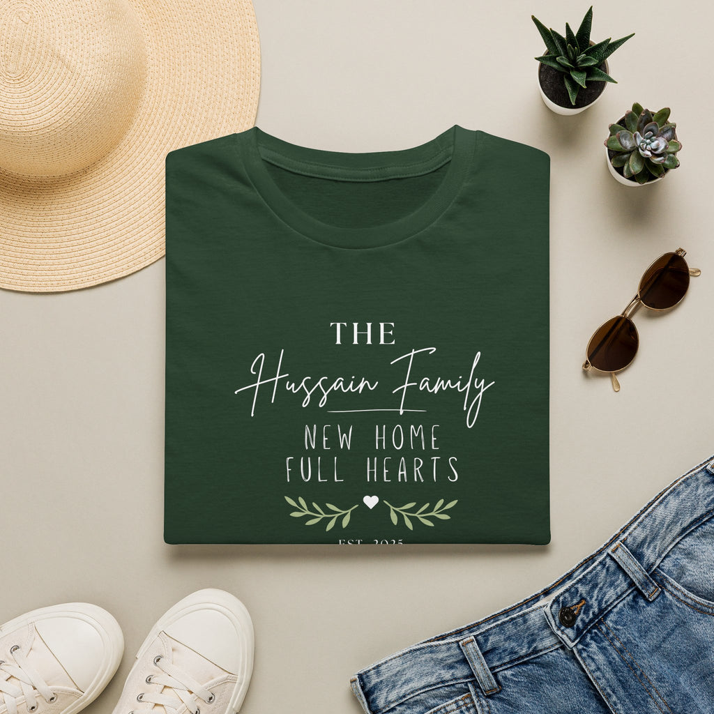 Personalised 'The [Name] Family' New Home T-Shirt | Housewarming Gift