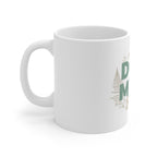 Personalised Dog Mum Mug — Custom Name Floral Coffee Cup Gift