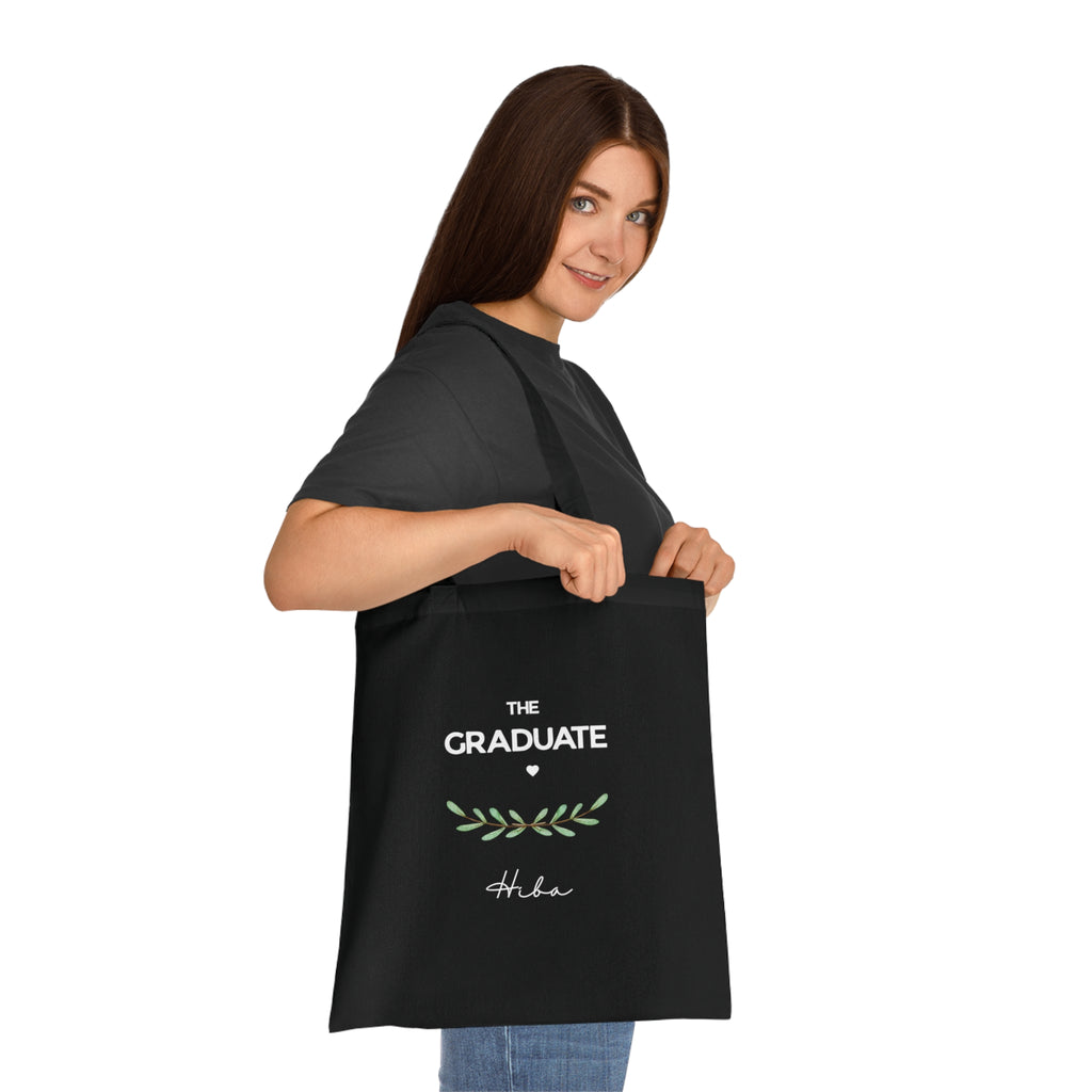 The Graduate Cotton Tote — Minimalist Graduation Gift Bag