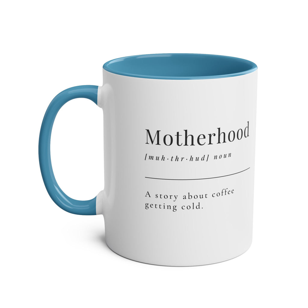 Funny Motherhood Mug – A Story About Coffee Getting Cold, 11oz - #AlleyCrafters