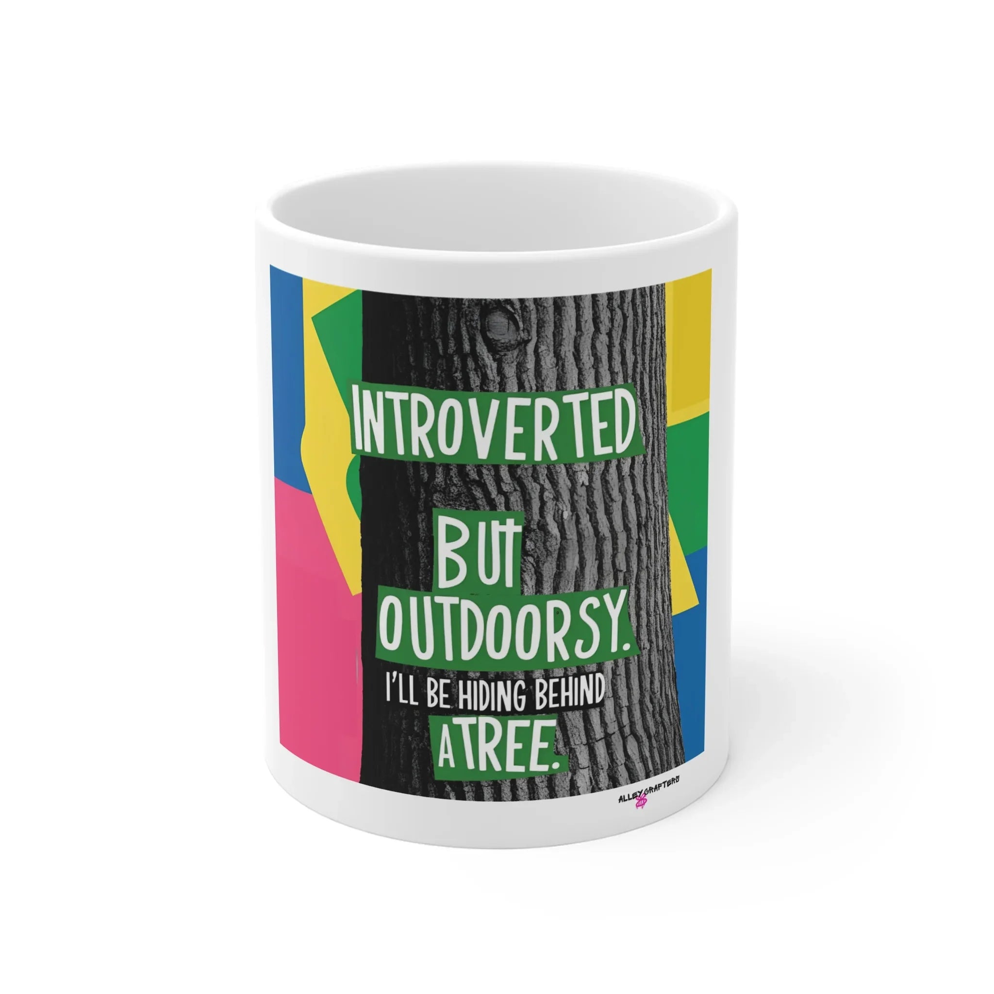 Introverted Outdoorsy Mug - Alley Crafters