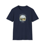 Our Happy Place Scenic T‑Shirt — Personalized Town Landscape Tee