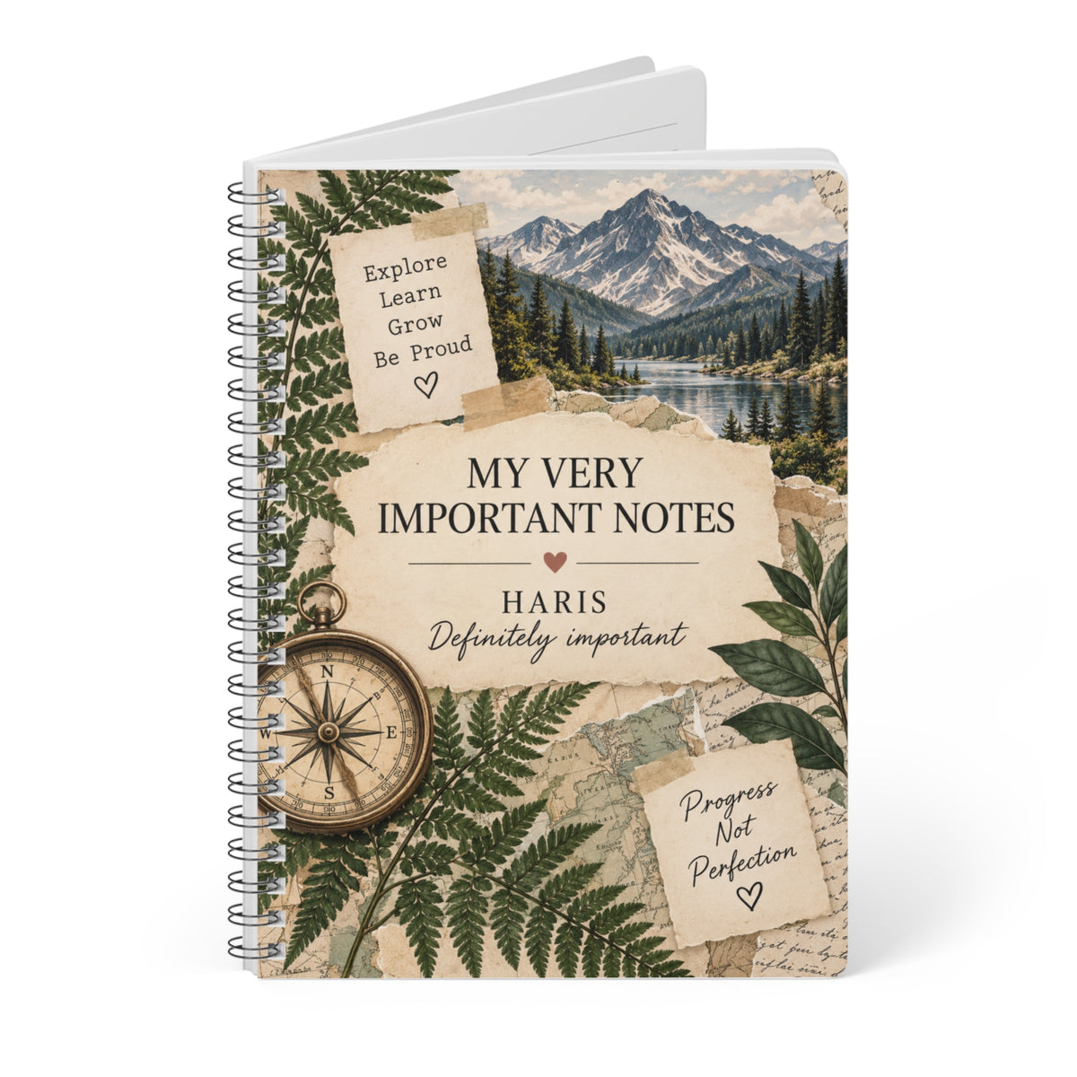 My Very Important Notes — Personalised A5 Notebook