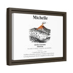 Personalised Matte Canvas Print — Funny Name Definition Framed Wall Art - AlleyCrafters