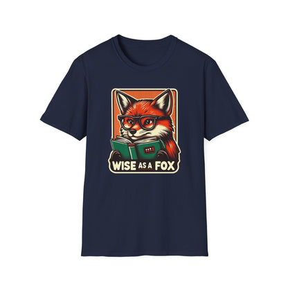 Fox Graphic Tee - Wise as a Fox Unisex Softstyle T-Shirt