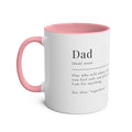 Personalised Dad Photo Mug – Dad Definition Gift - #AlleyCrafters