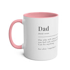 Personalised Dad Photo Mug – Dad Definition Gift - #AlleyCrafters