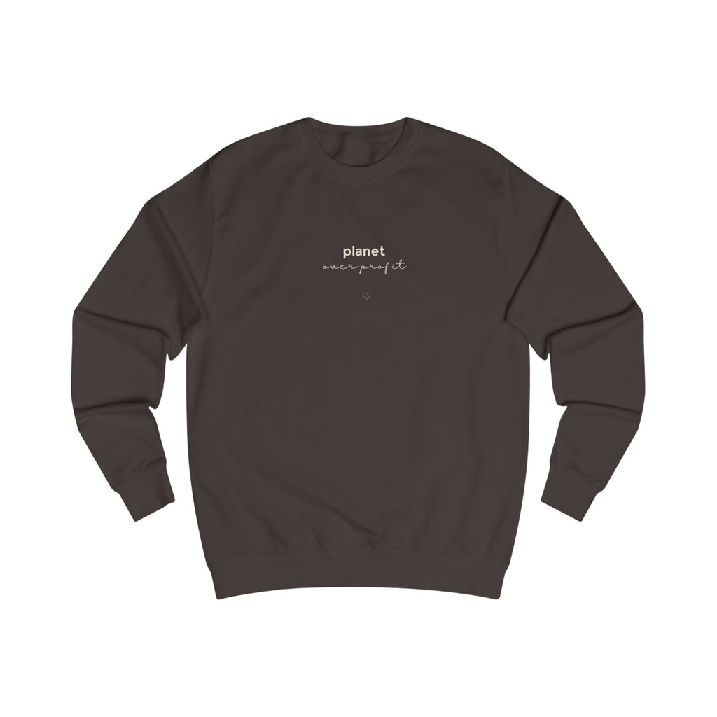 Hot Chocolate sweatshirt with small chest logo and heart emblem