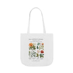 Personalised Sisters Tote Bag — Botanical Family Name, Sisters Names & Birth Months